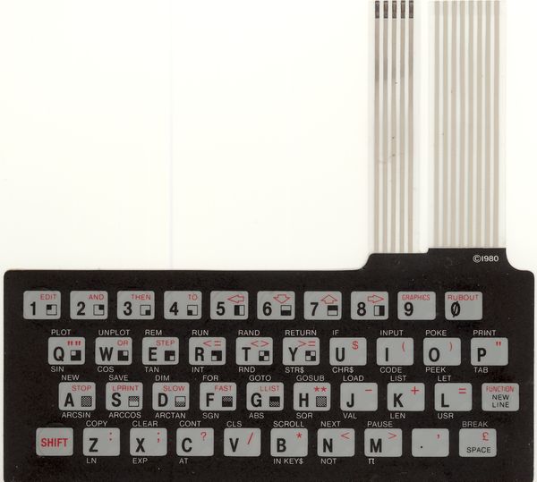 ZX81_Folientastatur